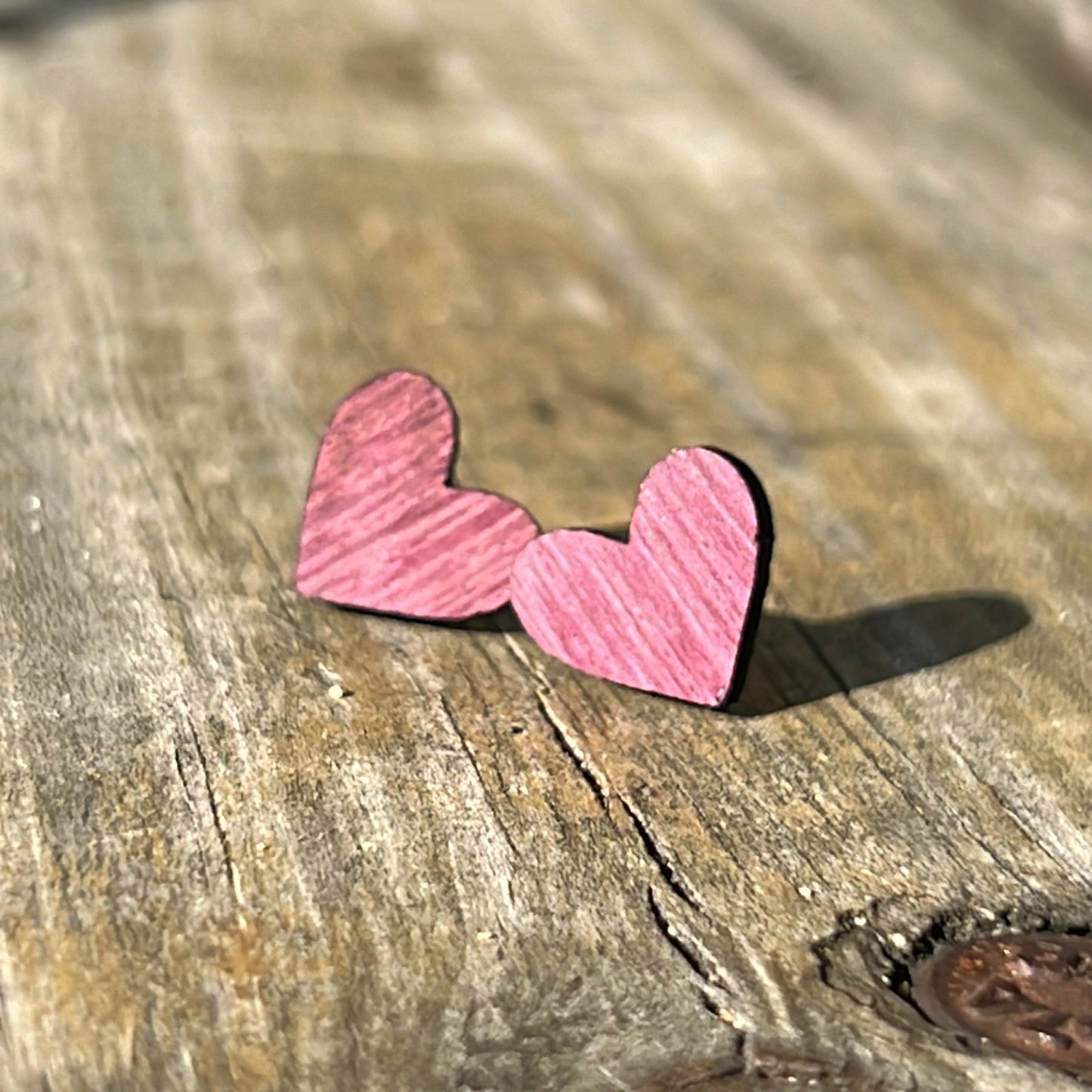 PURPLEHEART STUD EARRINGS