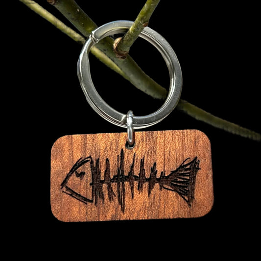 FISH BONES KEYCHAIN